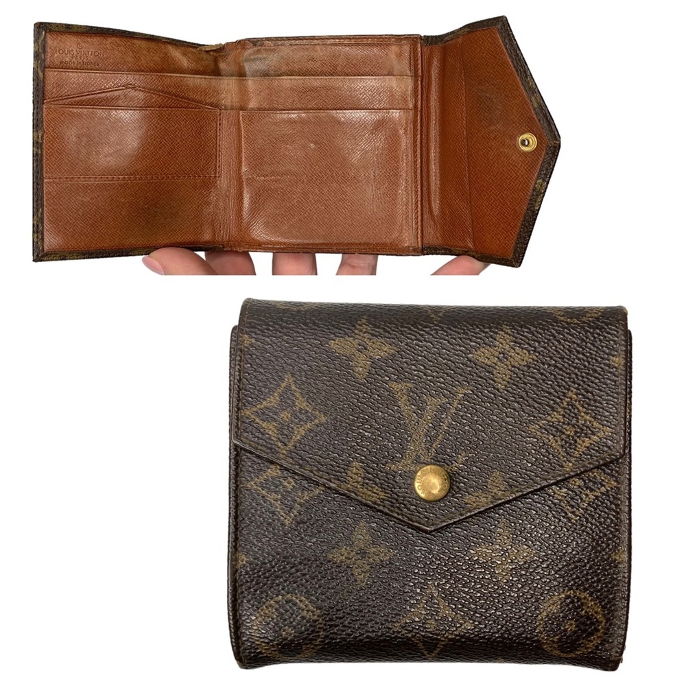Authentic Louis Vuitton Vintage Elise Monogram Compact Bifold Wallet 1980’s